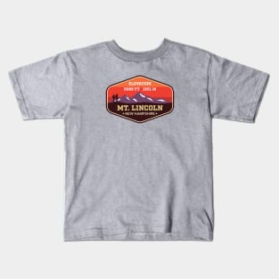 Mount Lincoln - New Hampshire - Appalachian Mountain Climbing Badge Kids T-Shirt